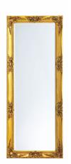 Guld spejl facetslebet let barok 52x132cm - Se flere Guldspejle